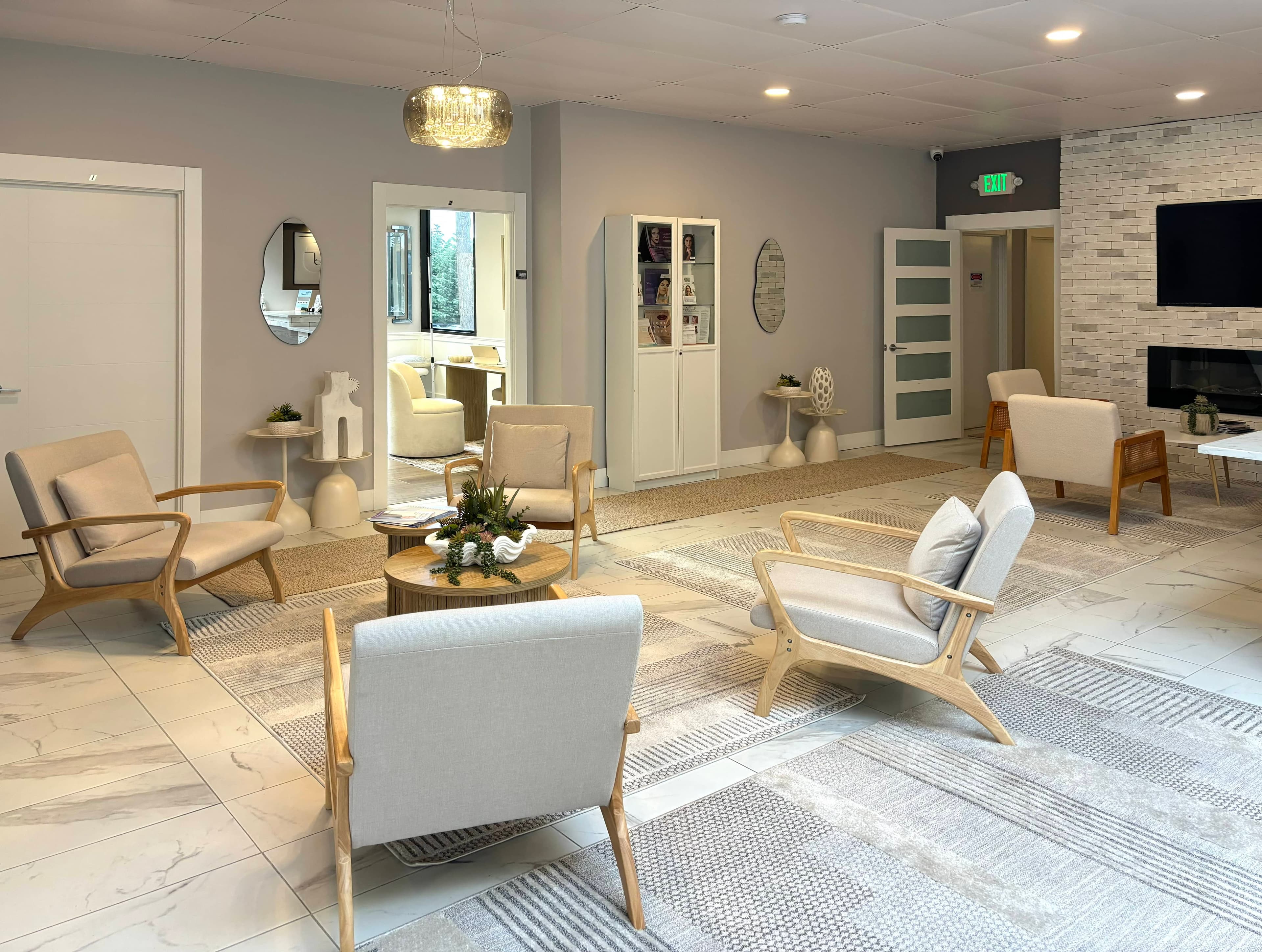 Lobby detail — Refined Medical and Aesthetics